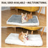 KROSER Deluxe Dog Crate Bed, Soft Reversible Dog Crate Pad, Machine Washable Pet Cage Mattress for Small to Jumbo Dogs