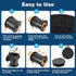 2nd Camp Toilet for Adults, Upgraded Generation, Retractable Portable Camping Toilet with Paper Holder & Lid, Porta