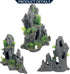 Extra Large Aquarium Decoration - Tall Rock Thematic Ornaments, Mountain View Stone, Tree House Cave Fish Tank Decor