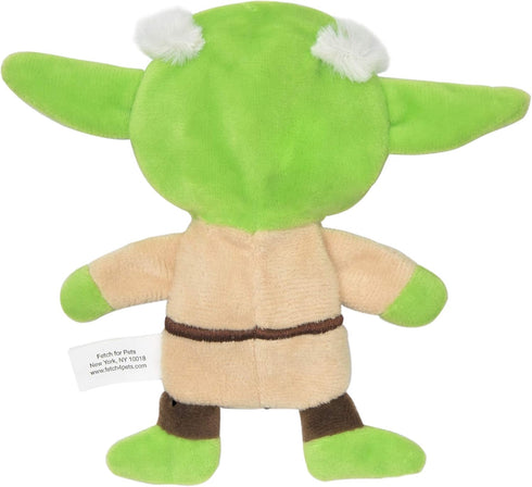 Star Wars for Pets Dog Toy Yoda 9 Inch Plush Flattie, Medium Yoda Dog Toy for Daily Play, Stuffingless Dog Toy