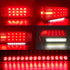 IP68 13.7 inch 3rd LIMICAR Boat Trailer Lights, Submersible LED Trailer Light Kit w/Wring Harness, LED Trailer Marker
