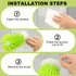 4 Pack Turtle Brush with Suction Cup for Tank, Turtle Shell Cleaning Brush, Turtle Scrub Brush Tortoise Supplies