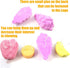 Hamiledyi 5 Pcs Chinchilla Lava Blocks, Fruit Shaped Rabbit Chew Toys for Small Animals