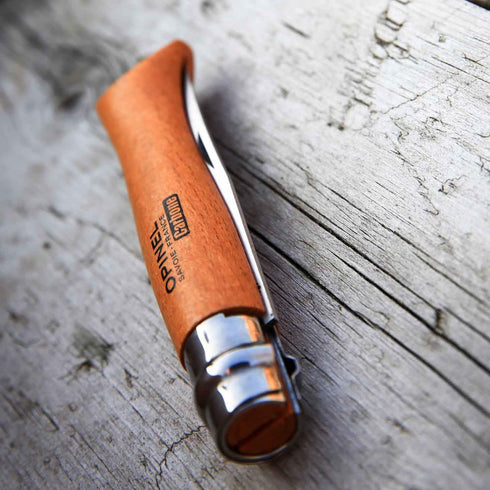 Opinel No.06 Folding Pocket Knife with Beechwood Handle