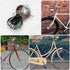 Toddmomy 2pcs Retro Bicycle Lights: Front and Rear Lights for Night Riding, Vintage Flashlight Bike Lamp