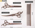 4 Set Dog Grooming Scissors Kit - Best Tools for Goldendoodles & Poodles - Straight, Curved & Thinning Shears