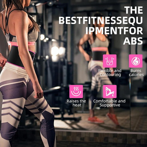 Trimmer Slimming ZPP Waist Trainer for Women and Men, Neoprene Sweat Band Waist Belt Stomach Wrap for Workout