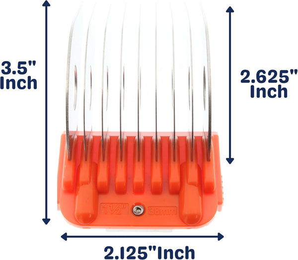 38MM - 1 1/2" Animal Clipper Guard Attachment - Not Compatible with 5-in-1 Blade for A5 Series Clippers