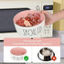27OZ Ceramic Dog Bowl, 6'' Extra Large Food Water Bowl, Heavy Duty Non-Slip Dog Dish for Medium Dogs (Pink)