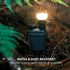 Dimmable IP44 10-350 LAMP-1 NESTOUT Rugged Outdoor Camping LED Lantern w/ Mini Tripod, USB Powered Soft LED Light