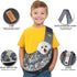 Cuby Pet Dog Sling Carrier for Small Dogs Cats, Breathable Mesh Travel Safe Sling Bag Carrier for Dogs Cats Puppy (L,