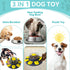 Dog Treat Puzzle Feeder Toys, Dog Food Treat Dispenser/Slow Feeder/Interactive Enrichment Toys for Large/Medium/Small dogs, Puppy Boredom Buster and Mentally Stimulating, Level 2 in 1