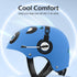 2-8, 48-54cm, Odoland Kids Bike Helmet for Boys & Girls Age Kid Bicycle Helmet Adjustable Fits Safety Multi-Sport