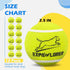 EXPAWLORER Tennis Toys for Dogs, 2.5 Inch Dog Toy Tennis Balls with Squeaker, 12 Pack Interactive Squeaky Dog Balls for aggressive chewers,Perfect Pet Toy for Small, Medium + Large Dogs