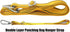 Heavy Duty Boxing Bag Hanger Strap Mount - Yellow, Supports Up to 1000lbs, Adjustable Length 40-80in, Ideal for Boxing