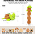 lilfrd Dog Puzzle Toys - Enrichment Squeaky Crinkle Snuffle Treat Dispensing Smart Dog Toys for Boredom