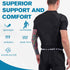 TUOY New Football Rib Chest Protector Shirt | Padded Compression Shirts with 6 Pads, Adult Sizes