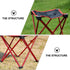 Lightweight Portable Folding Fishing Stool - Ideal for Camping and BBQ