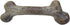 Pet Qwerks Dinosaur BarkBone, Nylon Dog Bone for Aggressive Chewers, Bacon Flavor, 6.5"