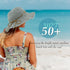 Women Sun Hat, Wide Brim Floppy Beach Hat, Breathable UV UPF 50+ Straw Foldable Packable Summer Cap