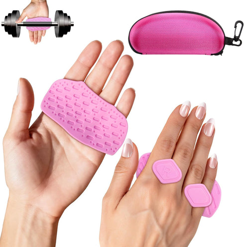 Losaria 2 PCS 2026 Upgraded Version Grips for Weight Lifting, Silicone Anti-Slip Lifting