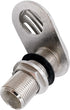 Stainless Steel 316 Boat Intake Strainer, Thread Thru-Hull Marine Pump Hose Fitting with Rubber Washer Gaskets