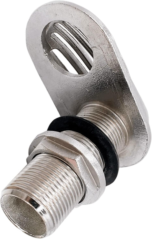 Stainless Steel 316 Boat Intake Strainer Thru-Hull, Marine Pump Hose Fitting with Rubber Washer Gaskets