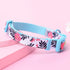 Mile High Life Cute Girl Dog Collars, Lightweight Soft Poly Cotton Fabric for Small Dogs, Flower & Fruit Pattern