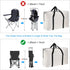 PATIKIL 26" Camp Chair Replacement Bag, Waterproof Oversize Storage Duffle Bag with Zipper for Travel Camping, White