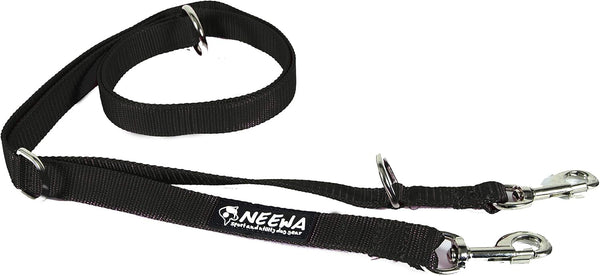 Neewa Adjustable Dog Leash, 2m/6.5ft, Black