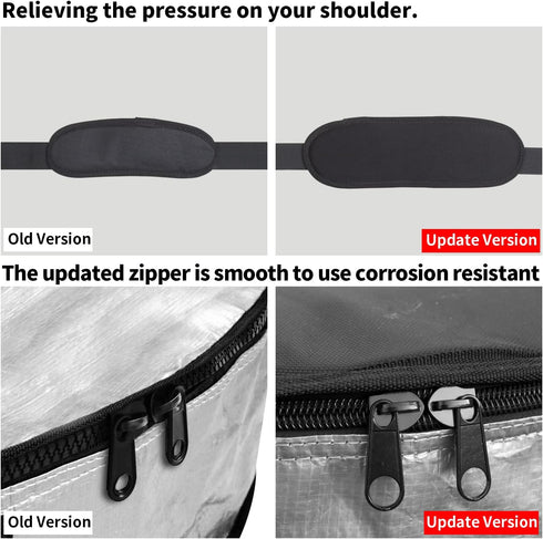 Travel,5'0"-9'10" UCEDER Surfboard Cover and Surfboard Storage Bag for Outdoor Surfboard Bag,Maximum Protection