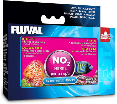 Fluval Nitrite Test Kit for Freshwater & Saltwater Aquarium Water Testing