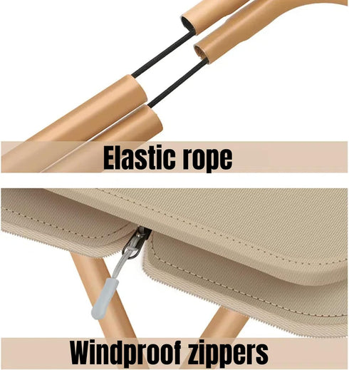 Xtlonbom 1.2lbs 350lbs Ultralight Folding Camping Stool, Compact Portable Chair for Adults, Load, Aluminum Frame