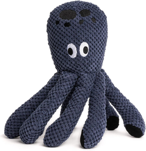 fabdog Floppies Plush Dog Toy, Cute & Durable Squeaky Toy, Best for Puppies & All Breeds, Large Octopus
