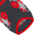 Blueberry Pet Chic Argyle Dog Sweater, Charcoal and Scarlet Red, Back Length 12", Pack of 1