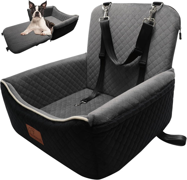 Dog Car Seat Bed 2 in 1 for Small/Medium Dogs up to