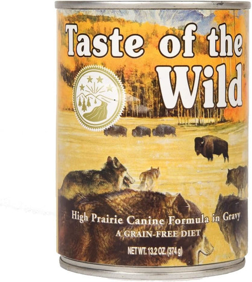 Taste Of The Wild High Prairie Can Dog Food, 13.2 oz, Case of 12