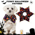 EXPAWLORER Dog Halloween Costumes - Collar with Bells and Wizard's Hat Set, Black