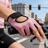 IZUS Anti-Slip Fingerless Workout Gloves for Women Gym/Exercise/Fitness/Training/Cycling with Excellent