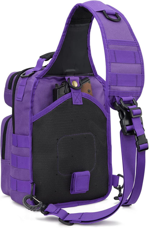 G4Free Backpack Pack Pack Tactical Sling Bag Military Rover Shoulder Sling Molle EDC Small Crossbody Chest