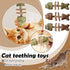 Generic 2026 New Creative Fish Bone Cat Toy,Purrident - Fix Your Cats Dental Health,Cat Chew Toys,Wooden Catnip Teeth