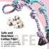 Dog Rope Toys 2 Pcs, Indestructible Chew Toys for Aggressive Chewers, Tough Teething Toys for Small to Large Breeds