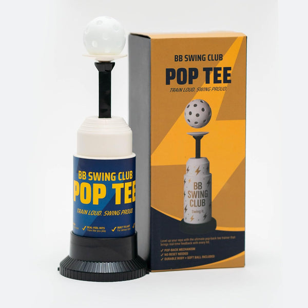 BB Swing Club Pop Tee, Pop-Up Baseball Trainer for Hitting Practice, Pop