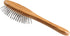 Style & Detangle Pet Brush - Alloy Pin with Pure Bamboo Handle, Medium Oval, Dark Finish, Model A9-DB