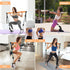 Hommie Portable Pilates Bar Kit with Resistance Bands (20-60lb) for Full-Body Home Gym Workouts
