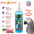 8 oz. King's Cages Rainforest Mist Spray African Grey Feather Conditioning Spray with Baby Powder Scent for Medium Bird