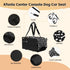 Kfonla 15lbs Center Console Dog Car Seat, Portable Pet Cat Puppy Booster Armrest Carseat, Anti-Collapse Pet Car Seat