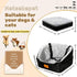 NETSEKEPET 30 lbs, 7 Elevated Dog Booster Car Seat for Medium/Small Dogs, up to in Memory Foam Cushion, with Waterproof