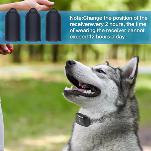 24 Pieces Shock Collar Rubber Tips for Dog, Column Conductive Rubber Sleeve for Training Collar Replacement Parts (13