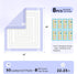 3D-Barrier 7 22"x23" 50 Counts 8 ZOMISIA Puppy Pee Pads for Dogs, Cups Absorb & Rise Puffy Gel-Wall Leak-Proof, + Pet